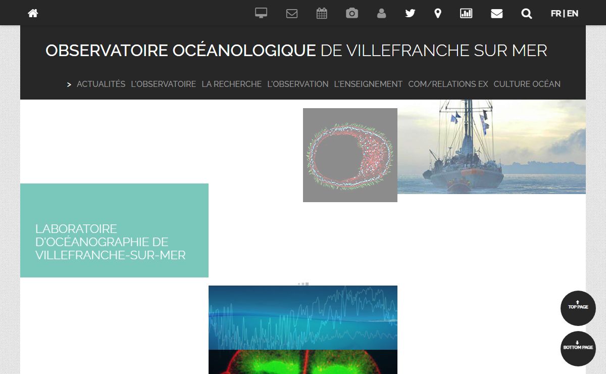 > - Observatoire Océanologique de Villefranche sur Mer