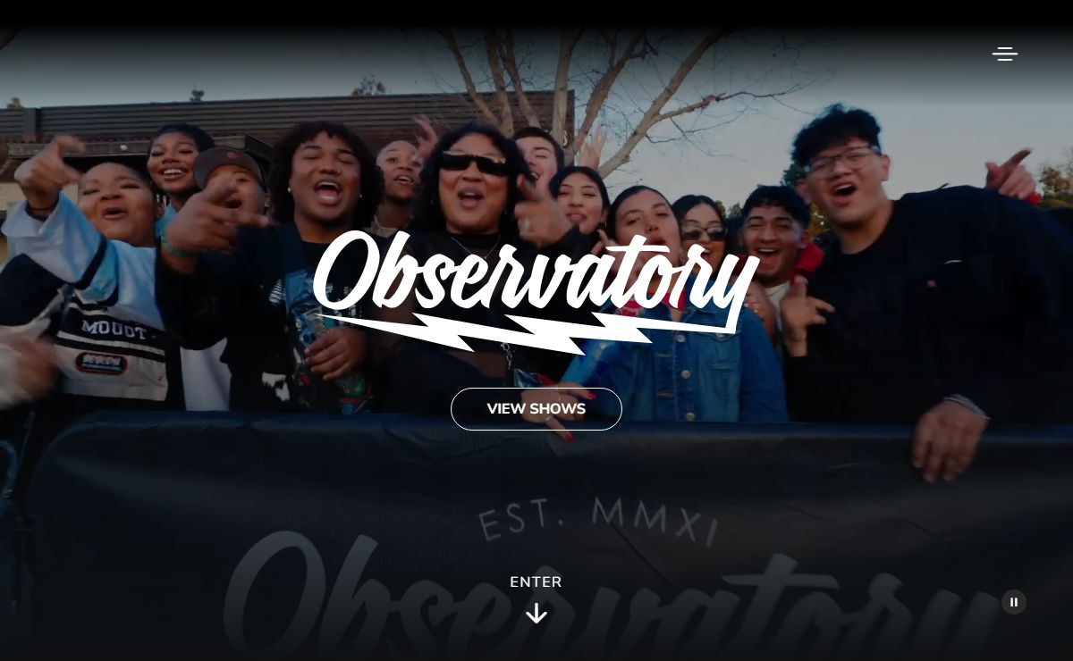 Observatory Tickets & Schedule | Santa Ana Concert Venue