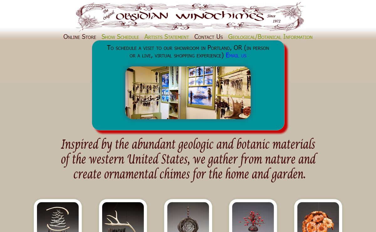 Obsidian Windchimes