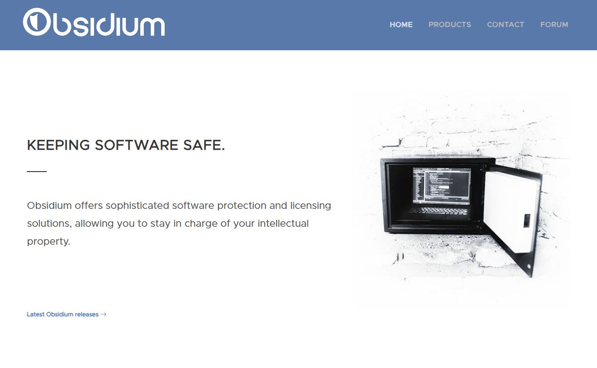 Home | Obsidium Software