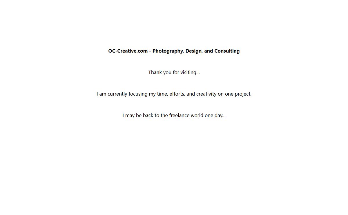 OC-Creative Photography Design and Consulting