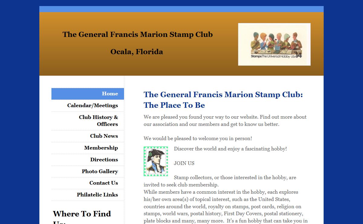 The General Francis Marion Stamp Club - Home