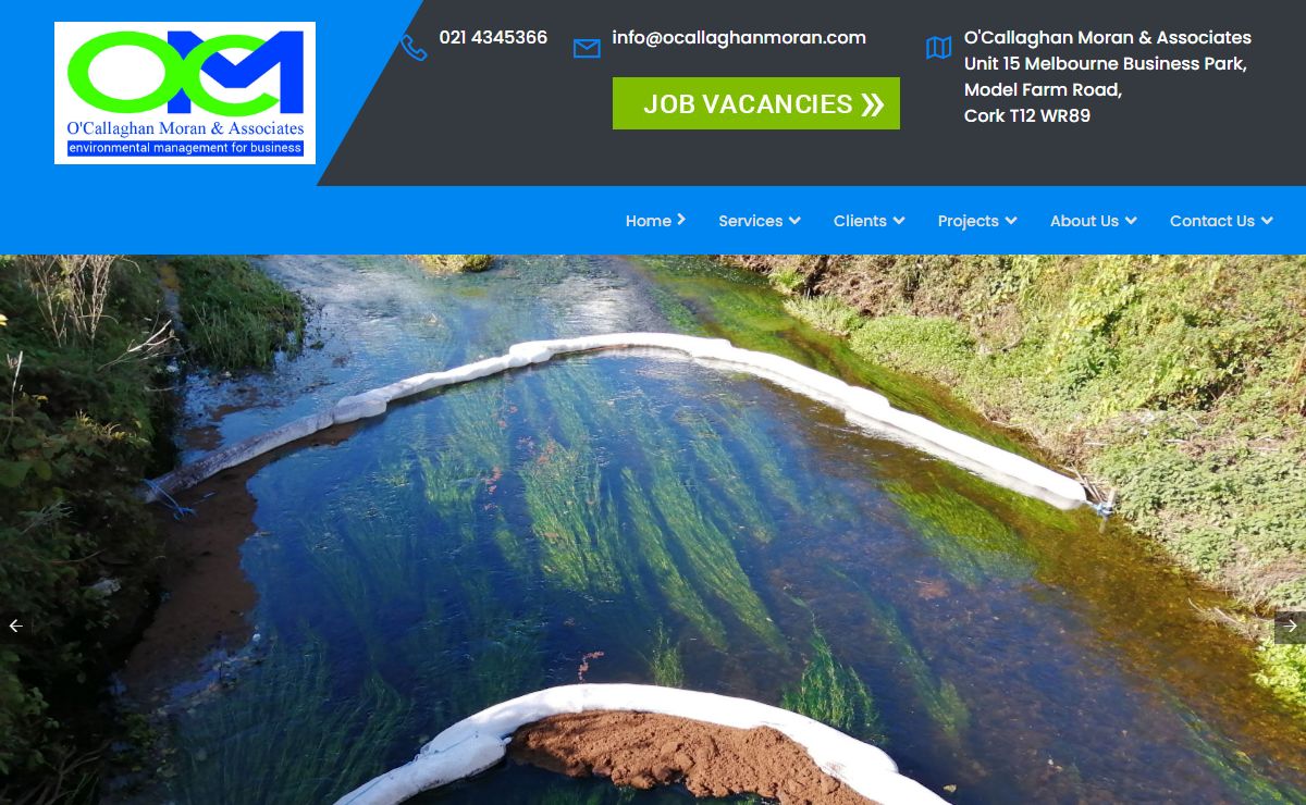 Environmental Consultants - Environmental Management for Business - O'Callaghan Moran & Associates (OCM), Cork, Ireland