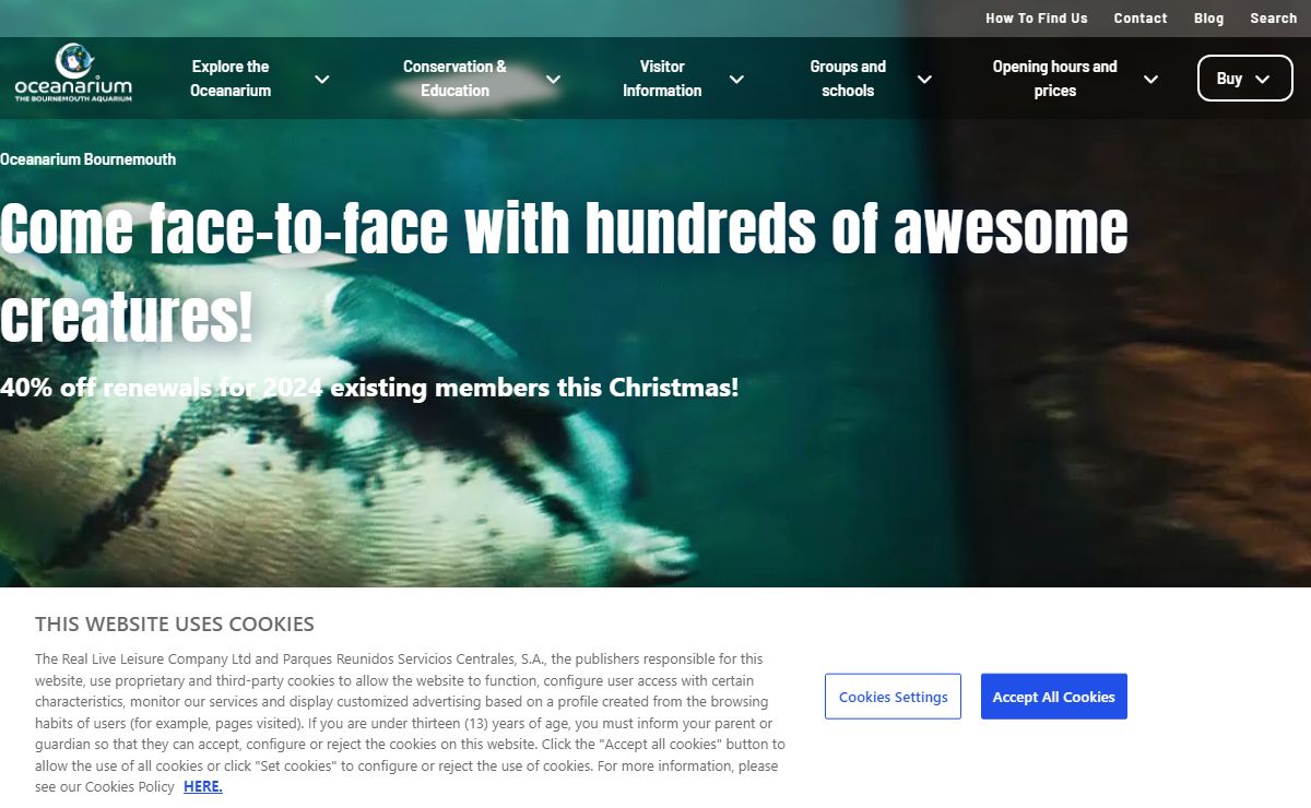 Visit Bournemouth Oceanarium | Oceanarium, the Bournemouth Aquarium