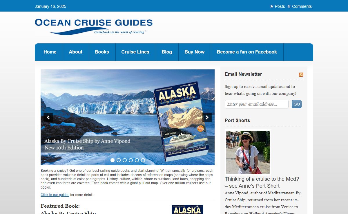 Ocean Cruise Guides - cruise guide books, cruise travel, cruise ships