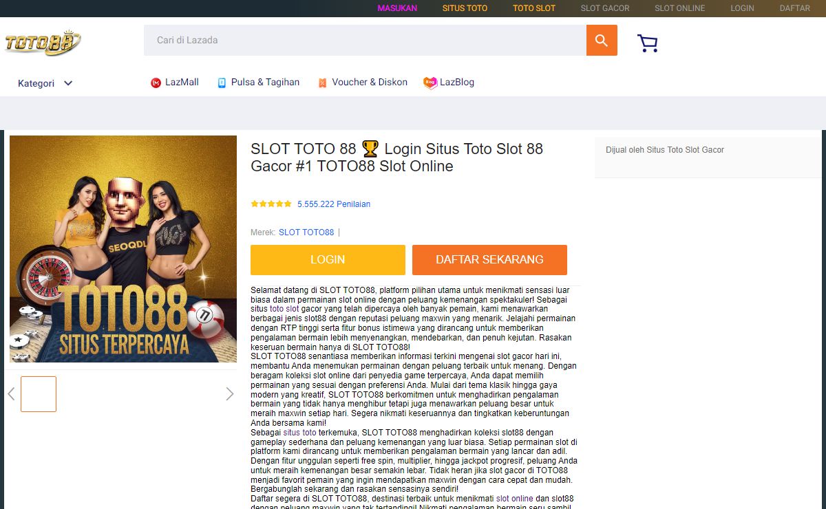 SLOT TOTO 88 🏆️ Login Situs Toto Slot 88 Gacor #1 TOTO88 Slot Online