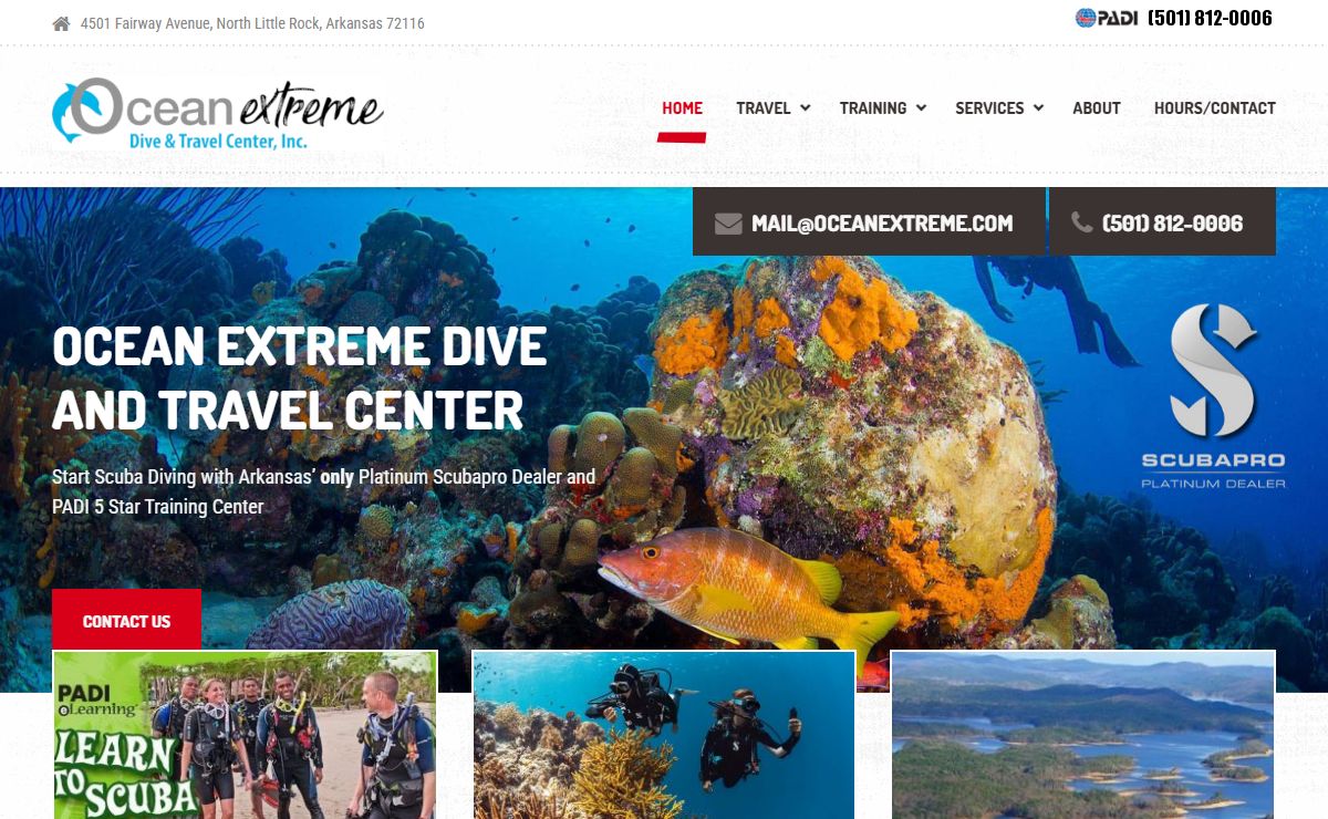 Ocean Extreme Dive and Travel Center, Inc. – Scuba Diving in Arkansas