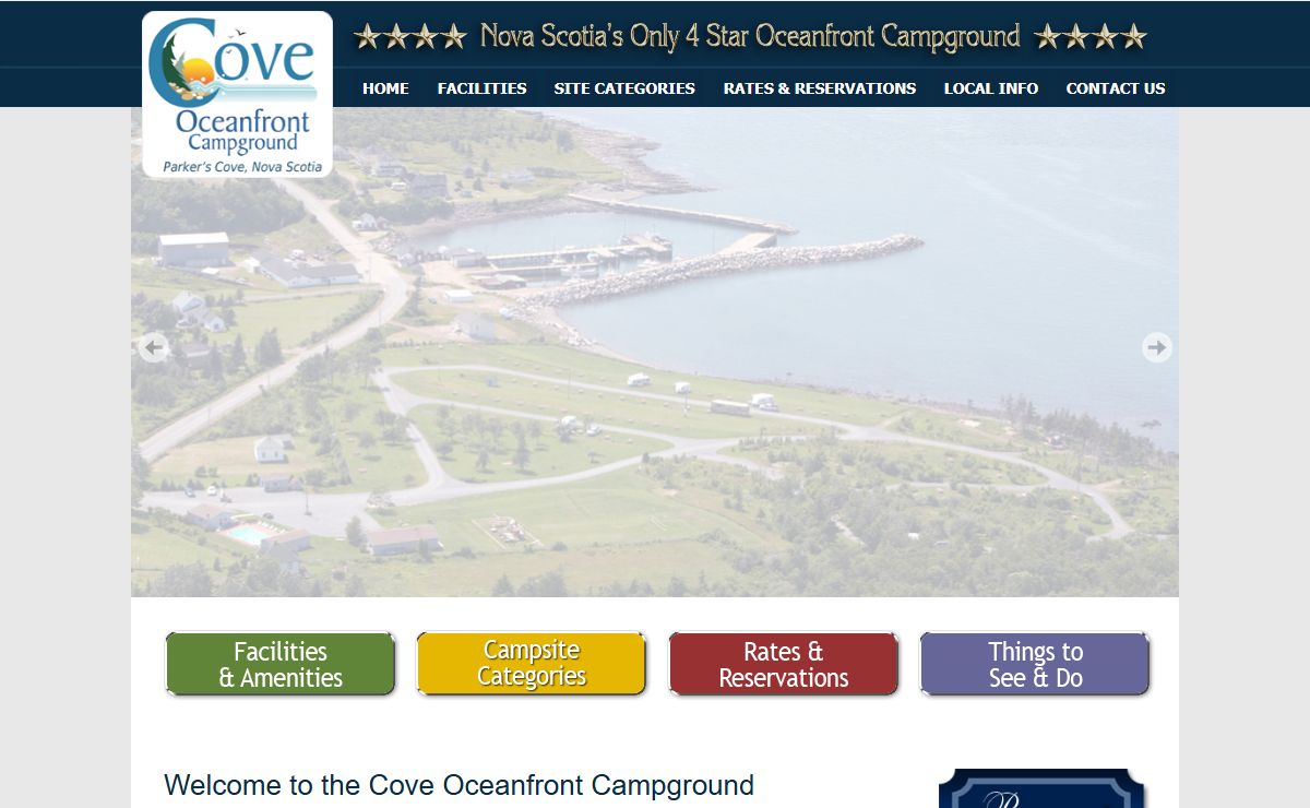 Cove Oceanfront Campground - Home