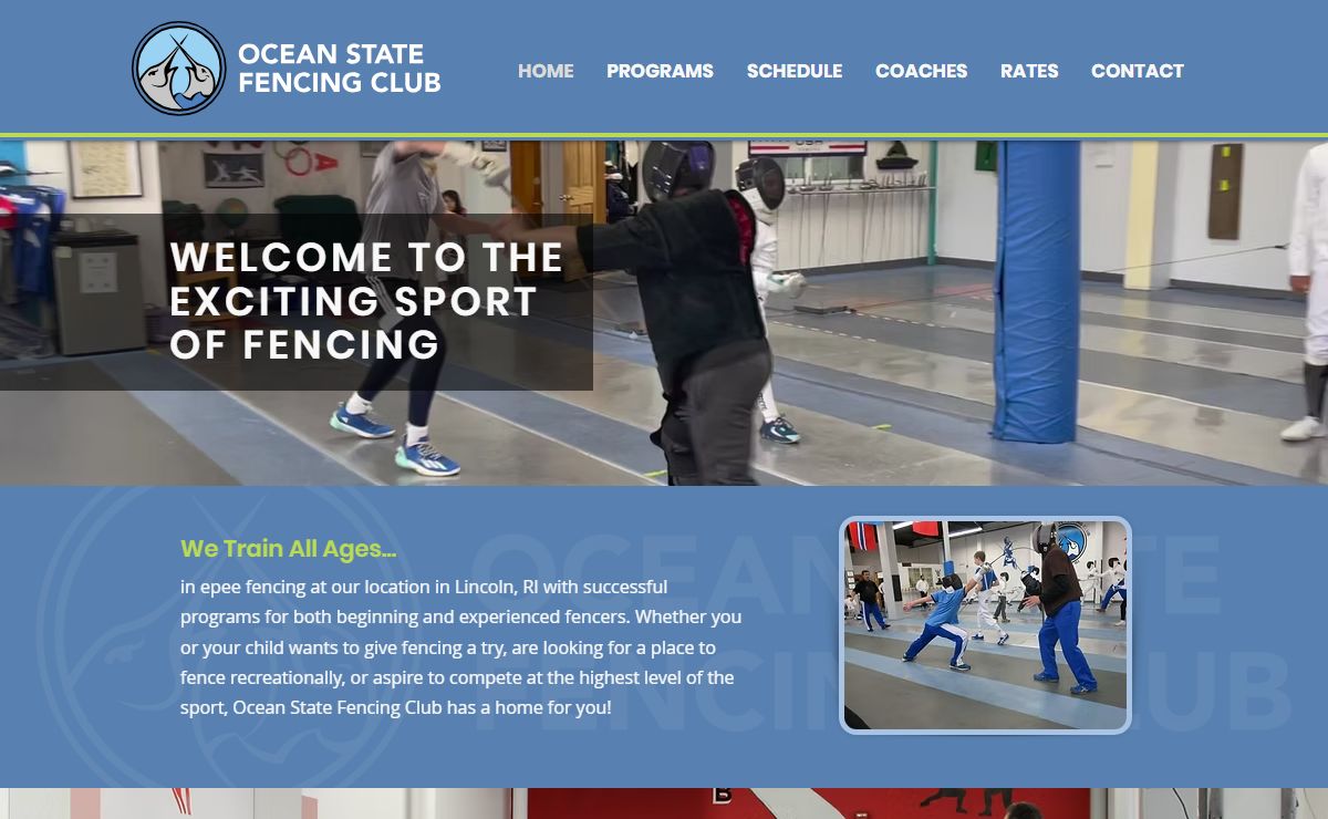 Fencing lessons in Rhode Island | Lincoln | Ocean State Fencing Club