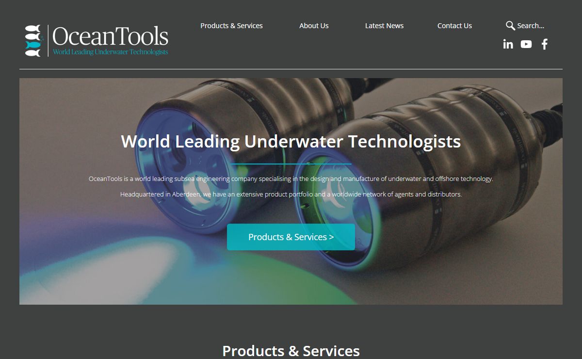 OceanTools Ltd : World Leading Underwater Technologists, Subsea IRM Engineering, Offshore ROV Survey