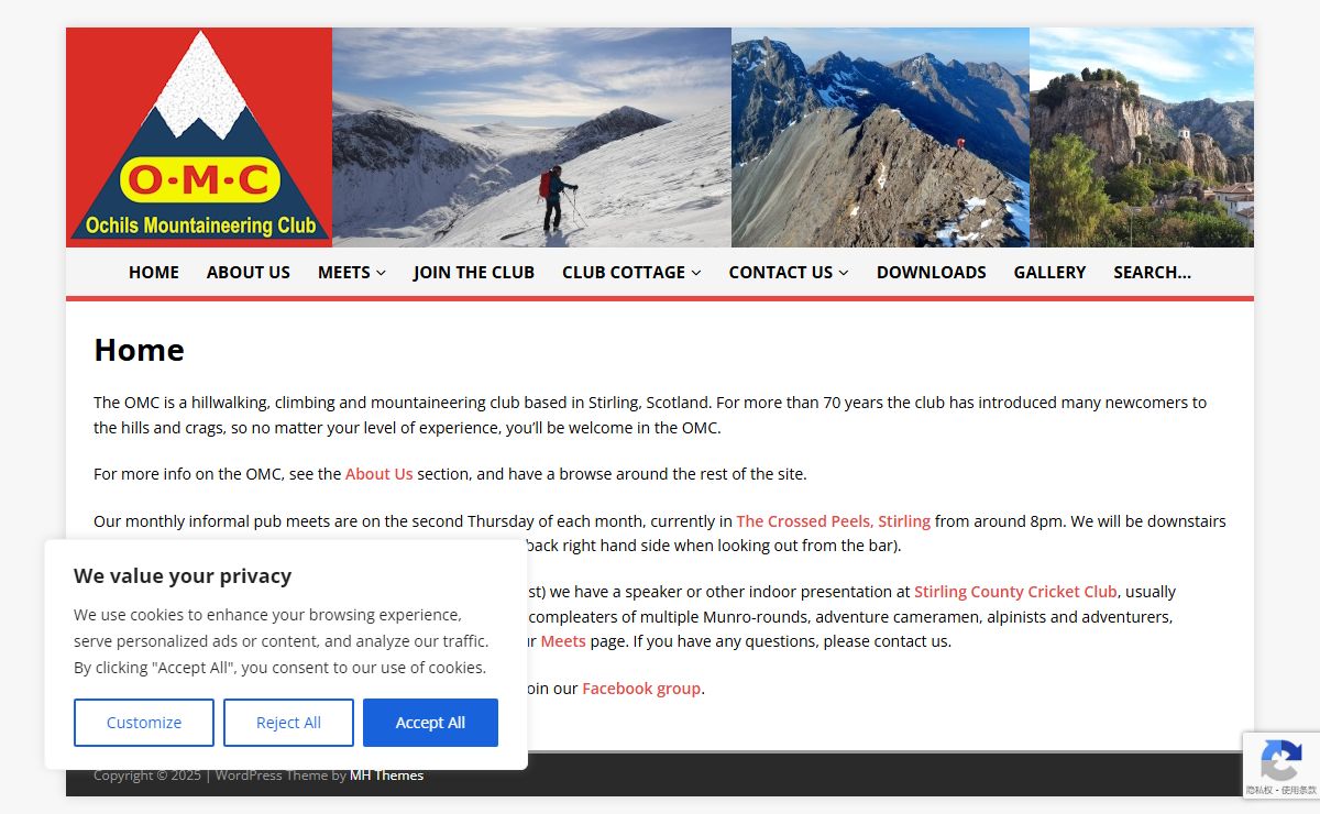 Ochils Mountaineering Club – Stirling based mountaineering club