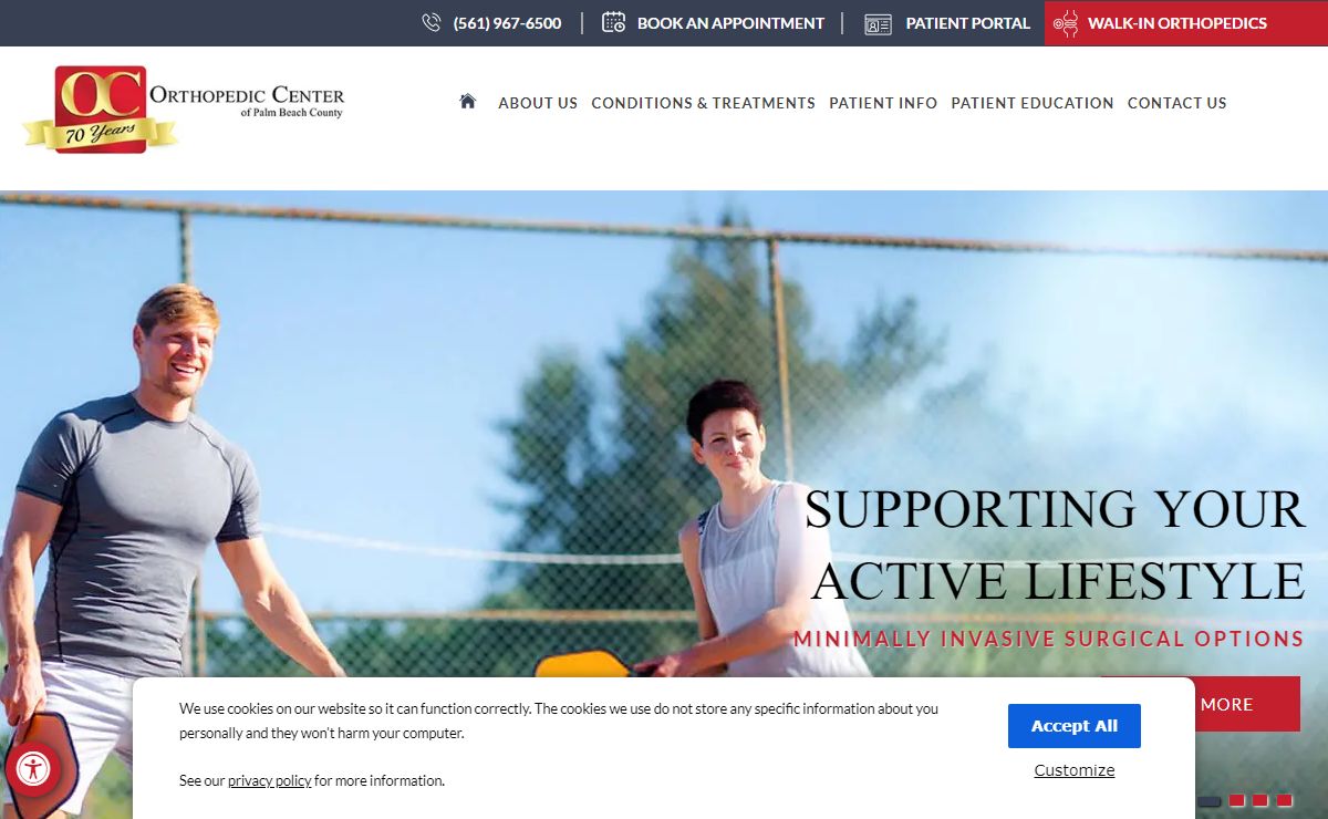 Orthopedic Center of Palm Beach County | Orthopedic Surgeons Atlantis, FL
