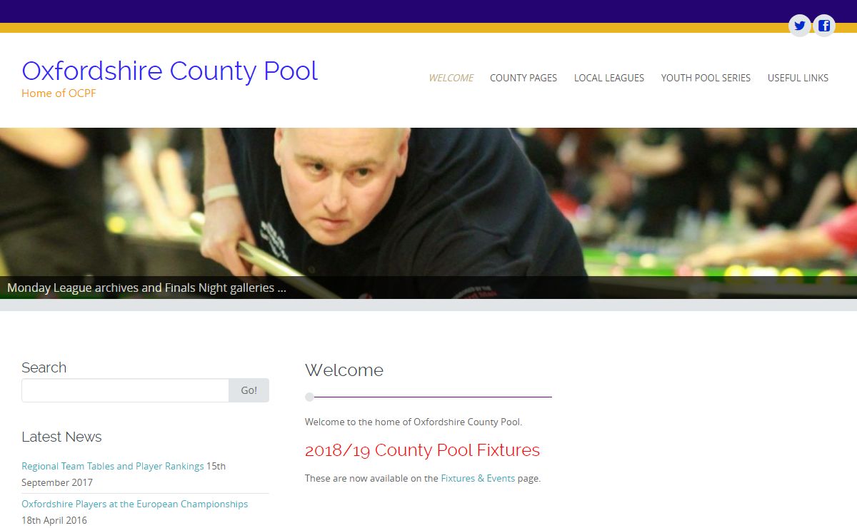 Oxfordshire County Pool | Home of OCPF