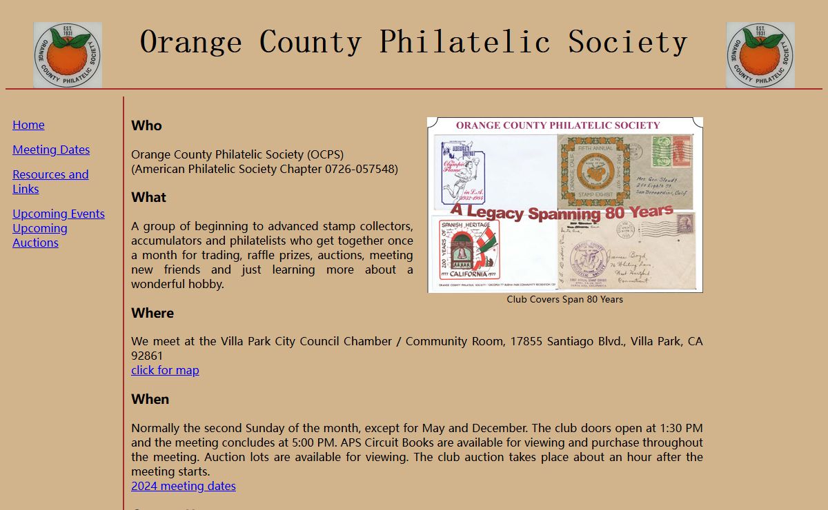 Orange County Philatelic Society