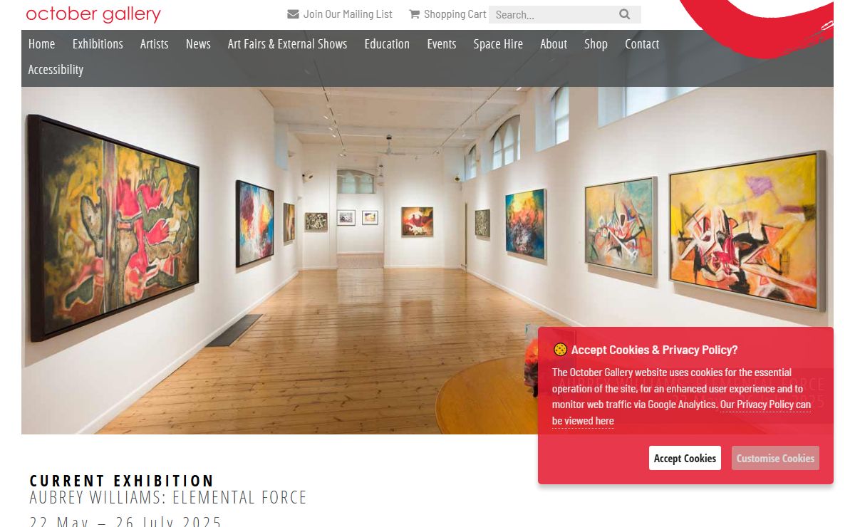 OCTOBER GALLERY