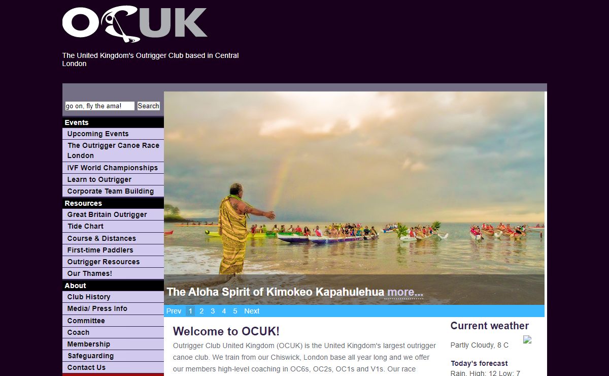 Outrigger and Va'a in London - OCUK Outrigger Club United Kingdom