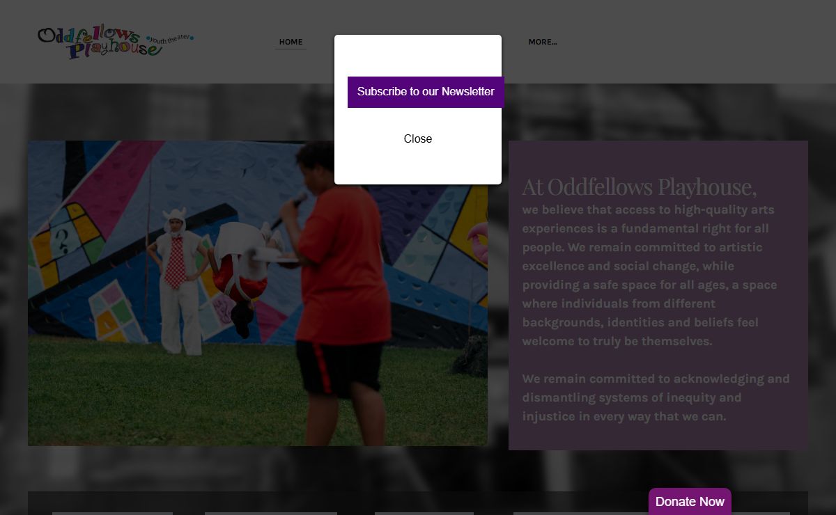 Oddfellows Playhouse Youth Theater - Home