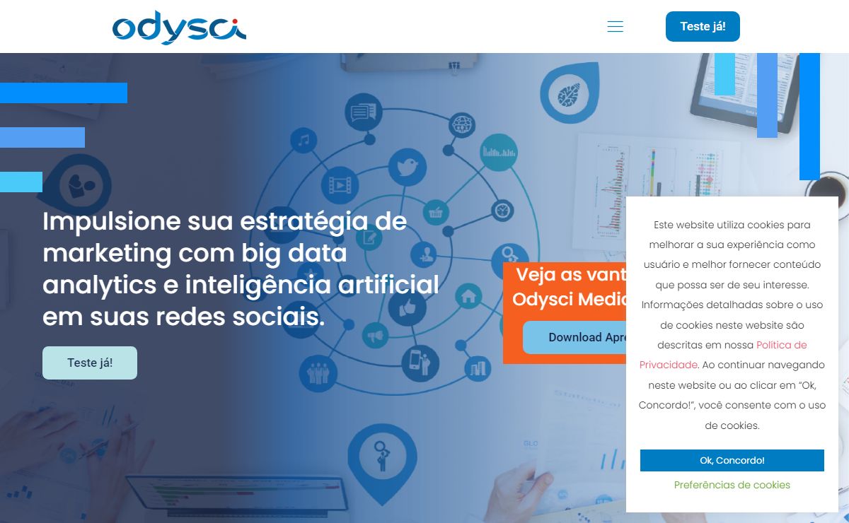 Monitoramento, listening e análise de redes sociais | Odysci Media Analyzer