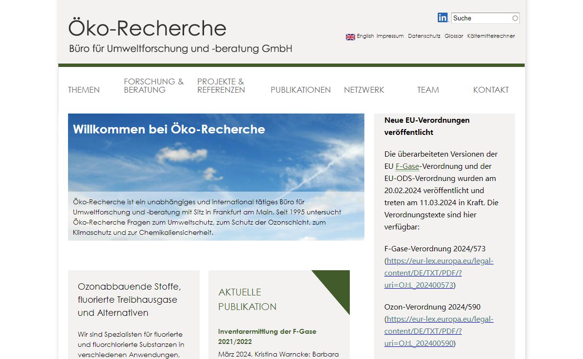 Öko-Recherche | Büro für Umweltforschung und Beratung GmbH