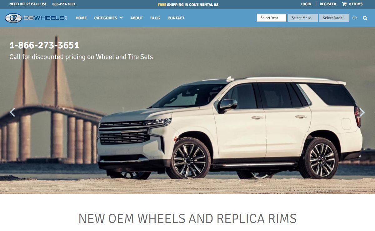 Aftermarket Wheels & OEM Wheels | Shop A Wide Selection of Replica and OEM Wheels, Tires, Rims & Packages Online at OE Wheels