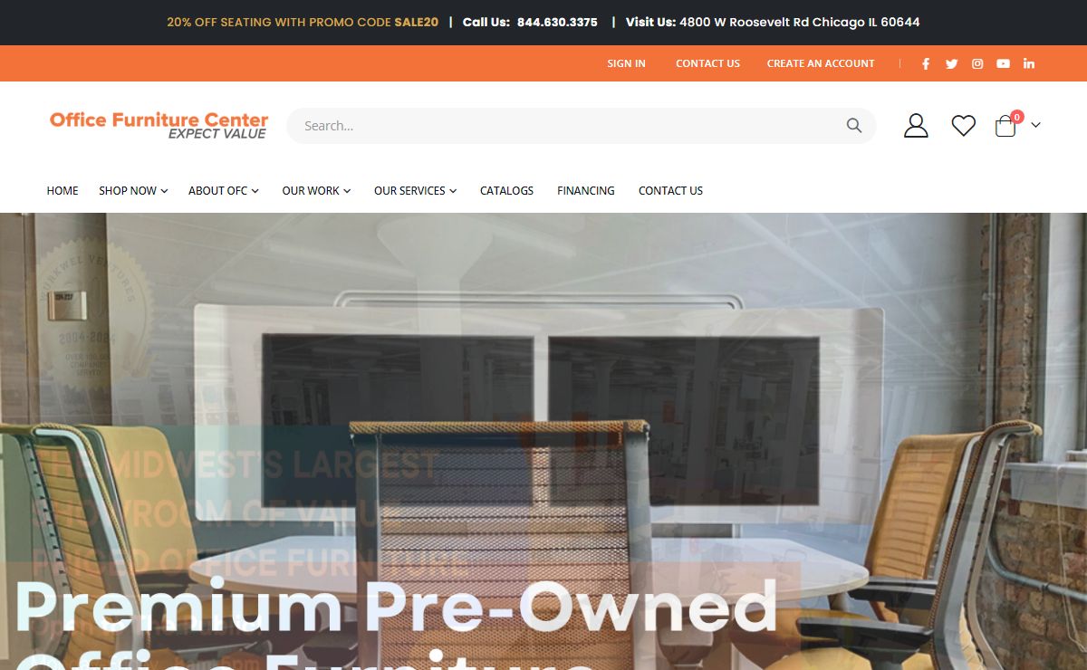 New and Used Office Furniture Chicago | Office Furniture Center