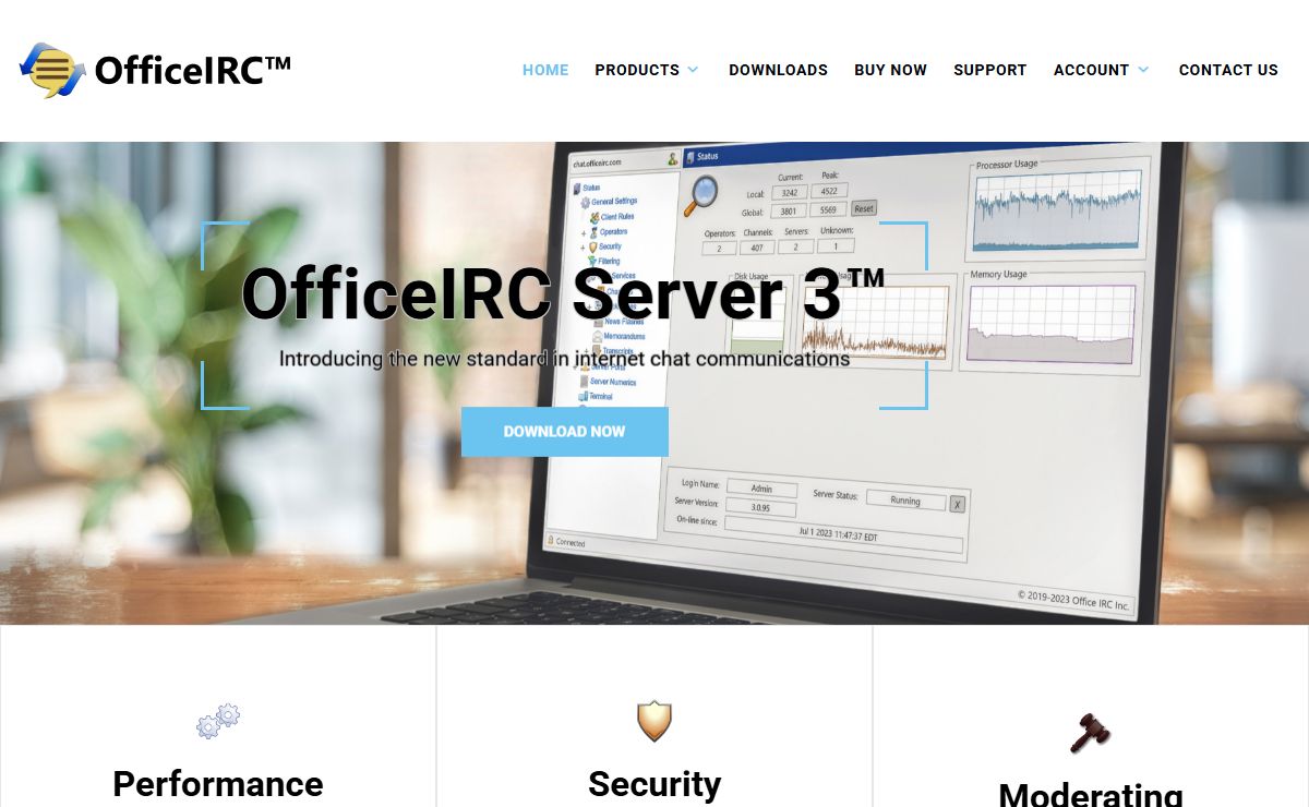 OfficeIRC - Home Page