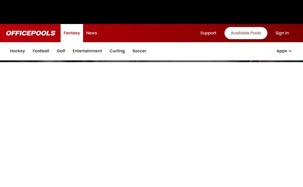Officepools - Fantasy Hockey Pool Manager