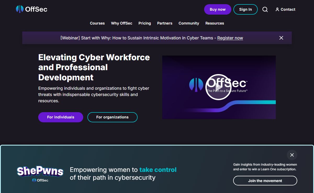 Infosec & Cybersecurity Training | OffSec