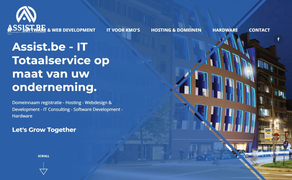 Assist Gent - Software & Web development, Hosting, Domeinen, Hardware & IT.