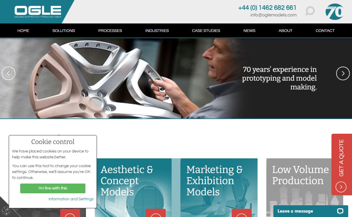 Ogle Models | Rapid Prototyping, Model Making & 3D Printing
