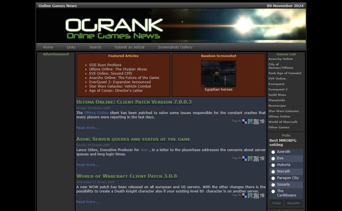 OGRank - Online Games News