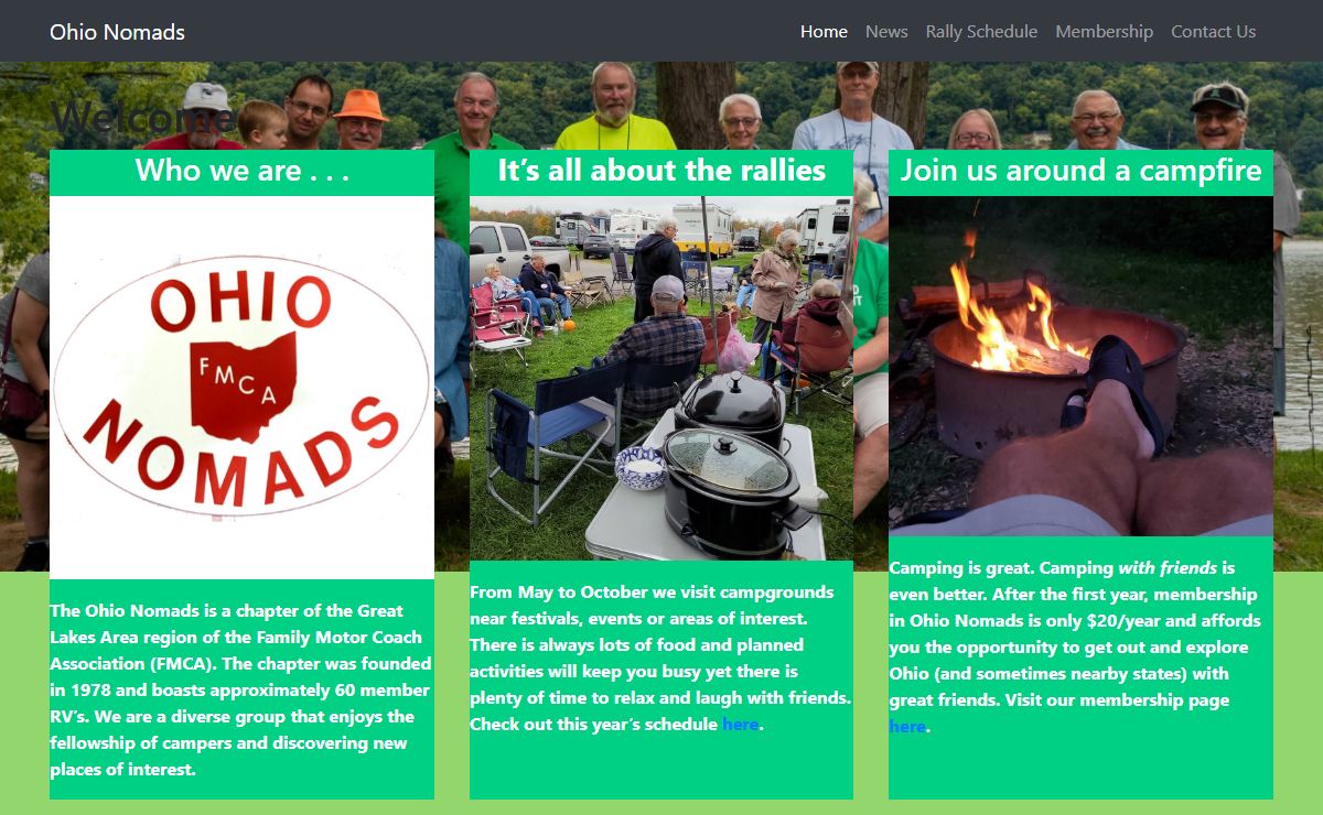 Ohio Nomads – Chapter of the Family Motor Coach Association