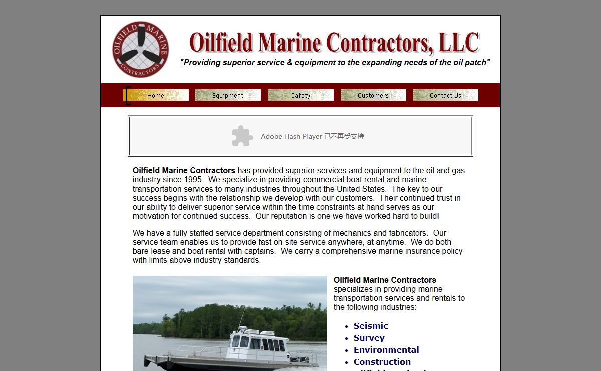 Boat Rental - Oilfield Marine Contractors