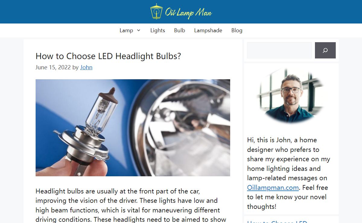 Oil Lamp Man - Professional Reviews And Guide Of Lamps And Lights