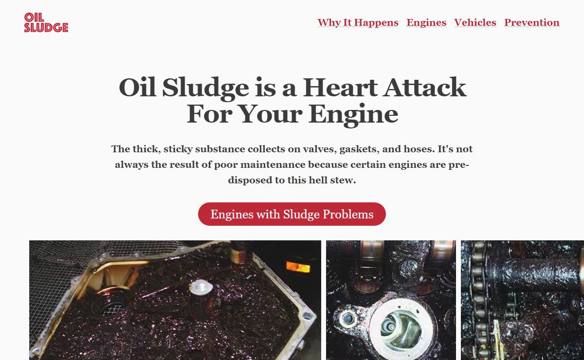 Oil Sludge is a Heart Attack For Your Engine