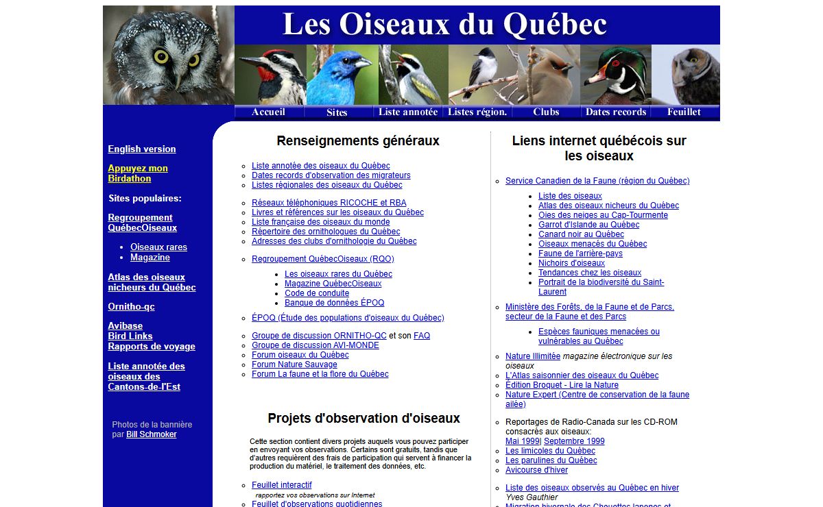 Les Oiseaux du Québec