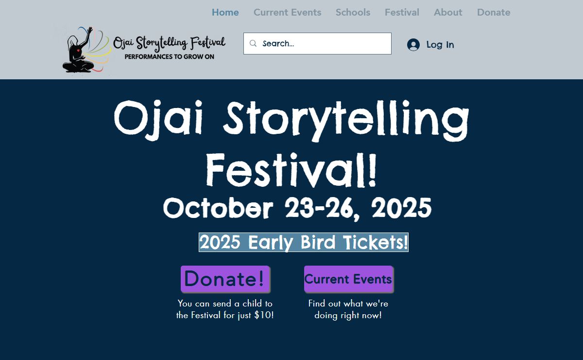 Ojai Storytelling Festival | Performances to Grow On
