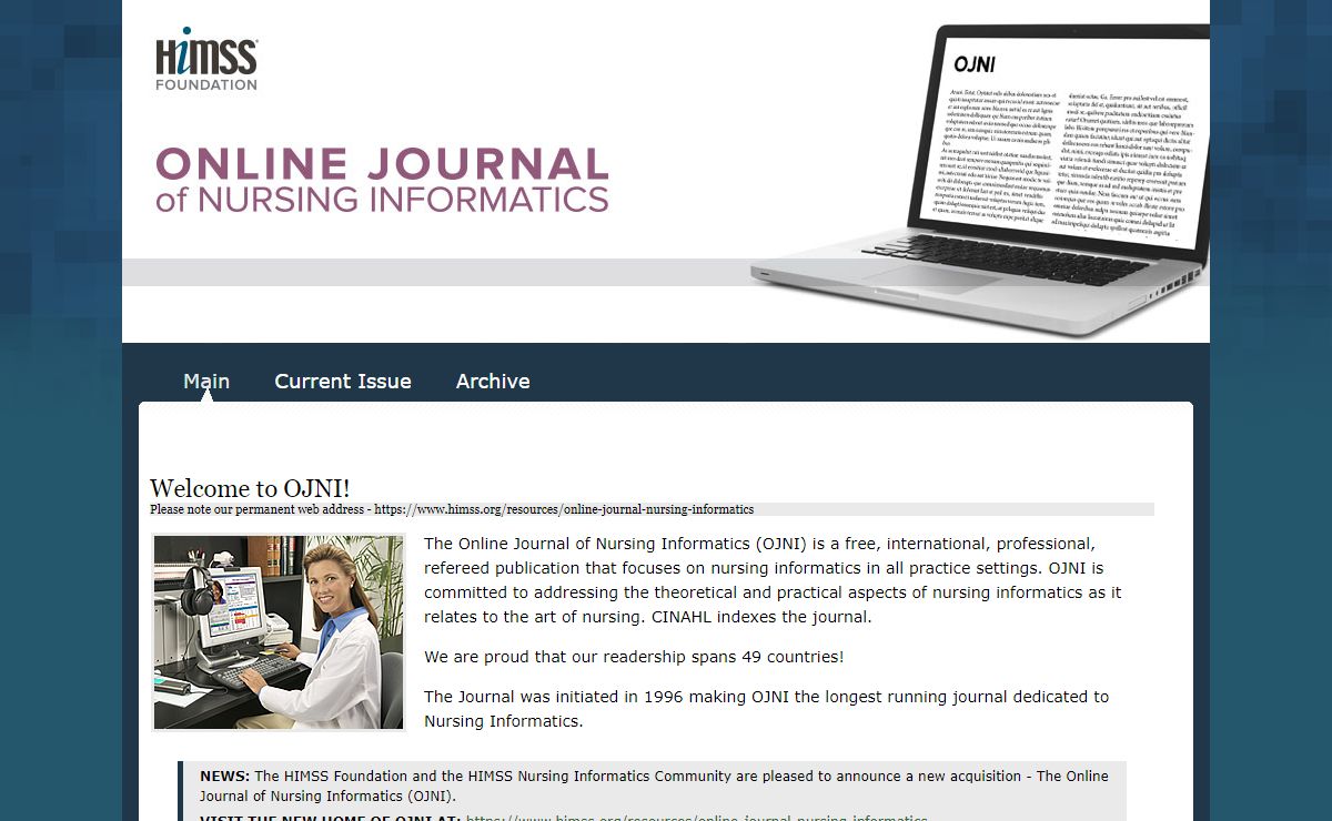 OJNI - Online Journal of Nursing Informatics