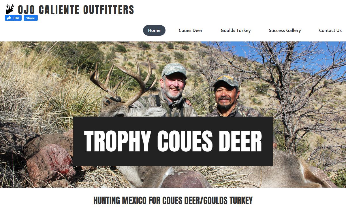 Ojo Caliente Outfitters - Coues Deer and Goulds Turkey Hunts