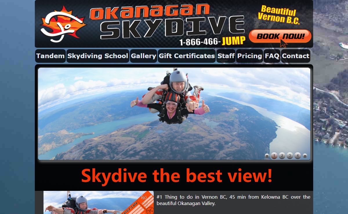Skydive Okanagan | Skydiving in Vernon BC Canada | Kelowna | Penticton | Salmon Arm | Kamloops | Vancouver | Edmonton | Calgary