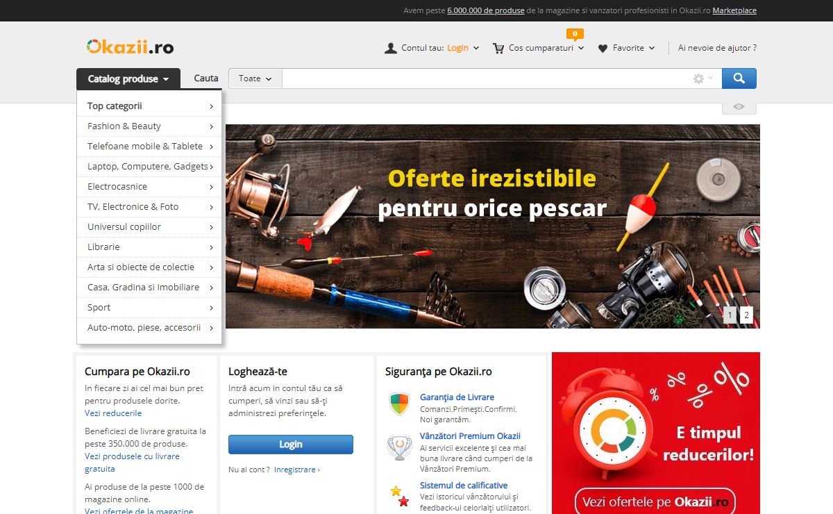 Okazii.ro: cele mai bune oferte (magazine si vanzatori profesionisti)