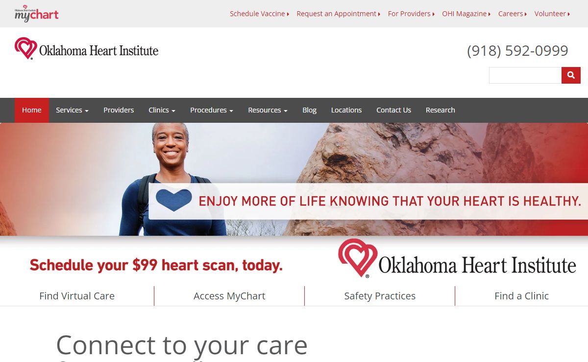 Oklahoma's Most Advanced Hospital for Heart Disease | Oklahoma Heart Institute