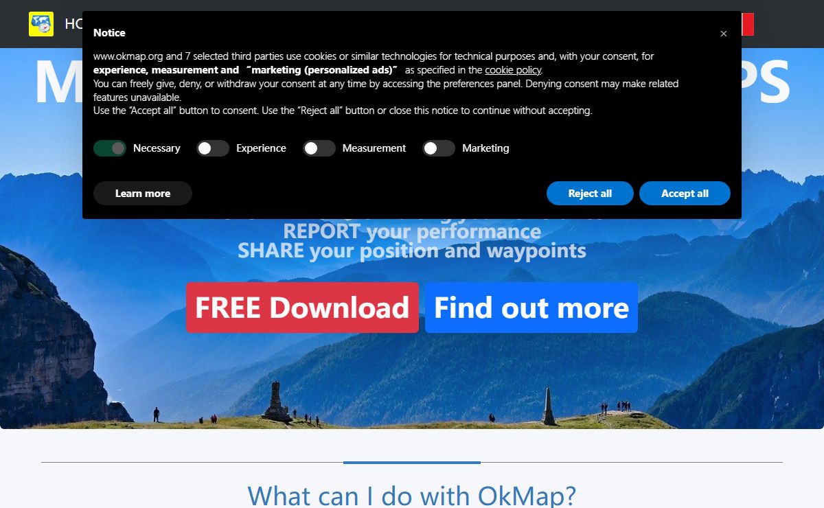 OkMap - Free Map and GPS Software for Navigation