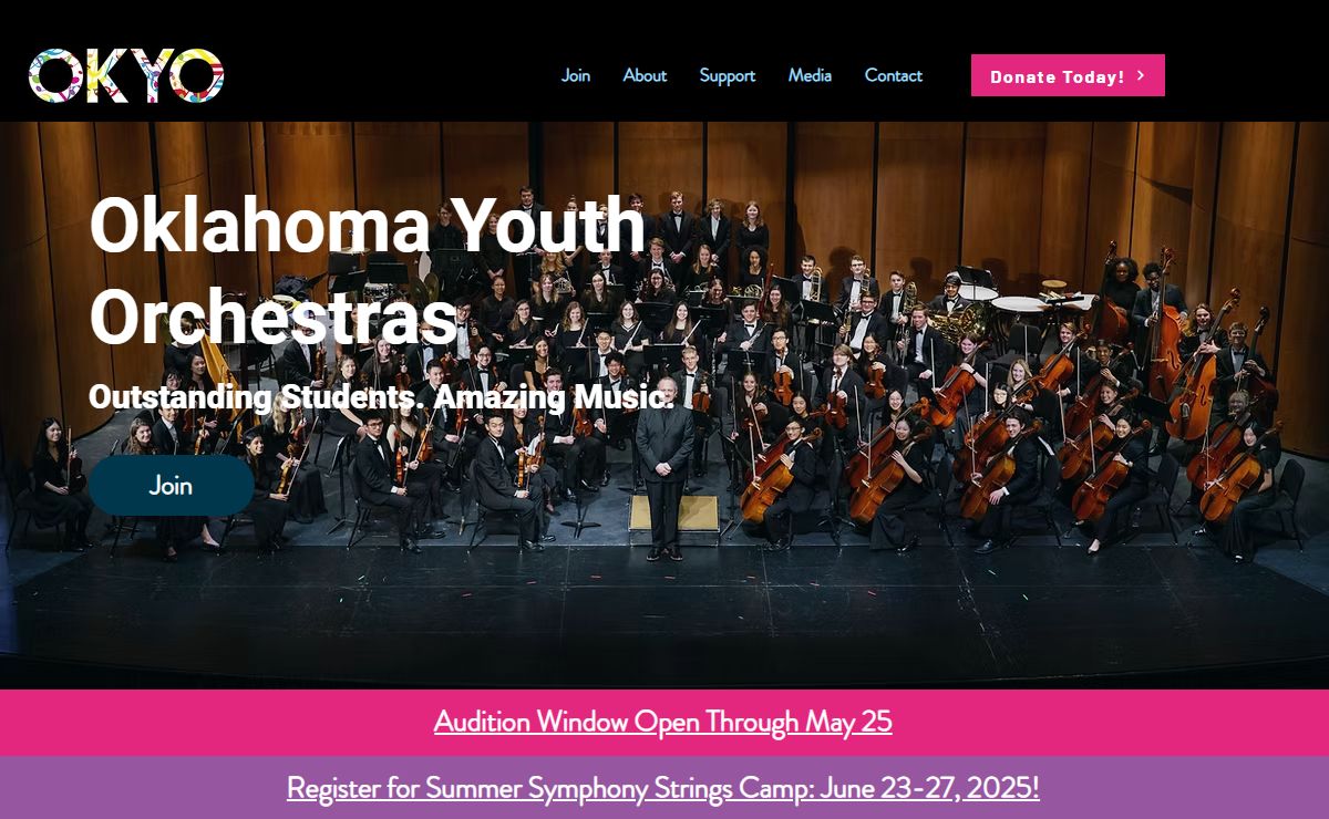 Home | Oklahoma Youth Orchestras