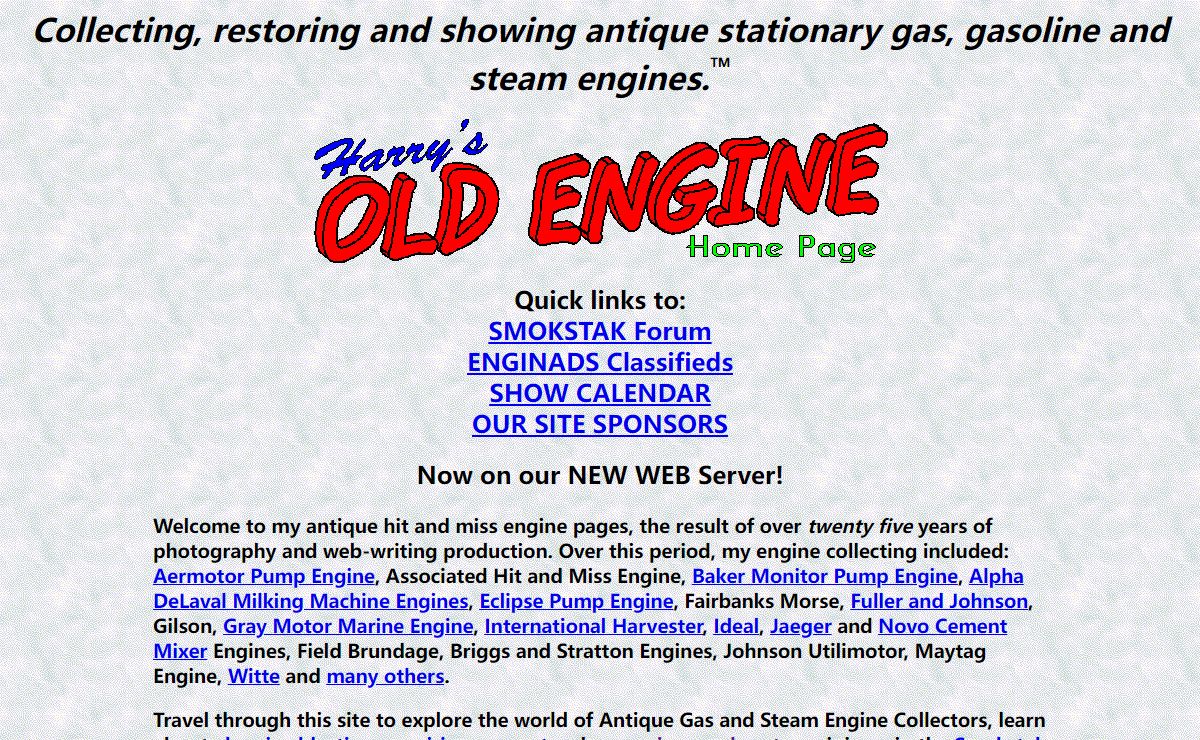 Antique Hit and Miss Gas Engines - Harry's Old Engine - Steam Engines