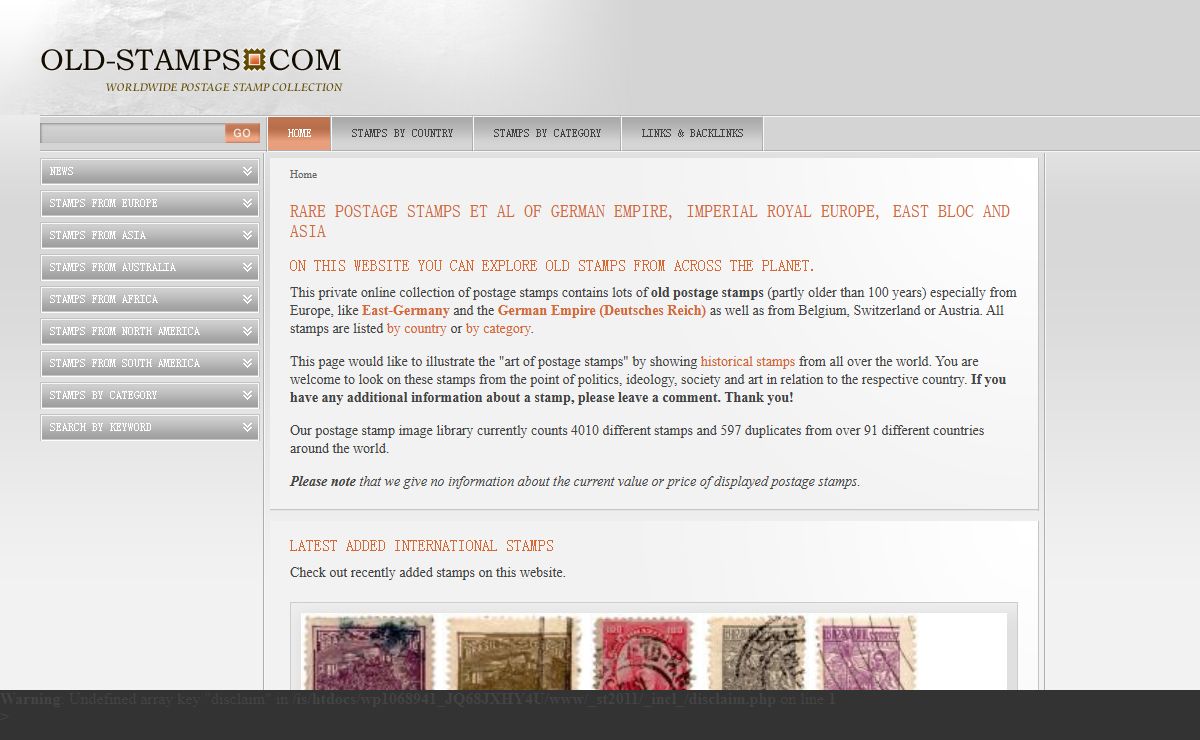 Old Postage Stamps - collecting of valuable stamps