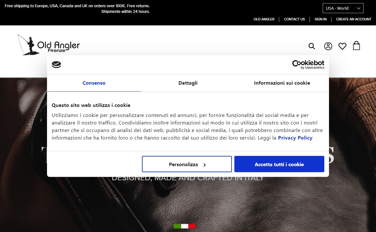 Italian Leather Bags | Handmade Leather Goods | Old Angler Firenze