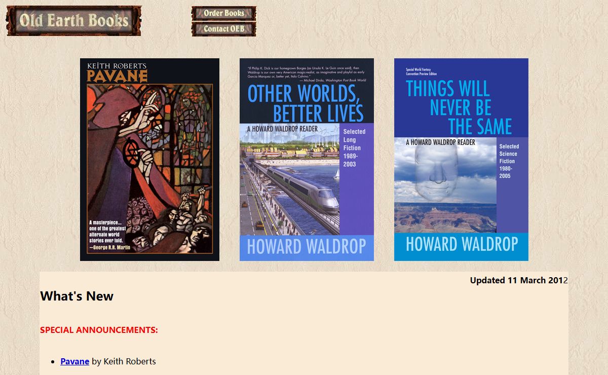 Old Earth Books