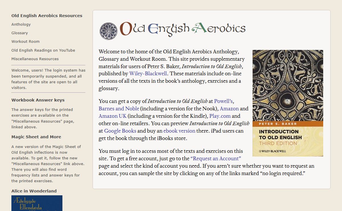 Old English Aerobics