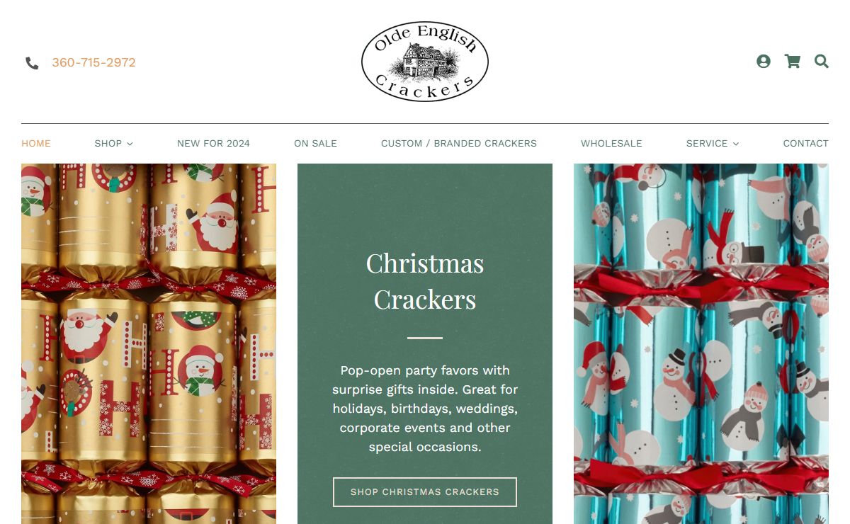 Christmas Crackers | Olde English Crackers | USA